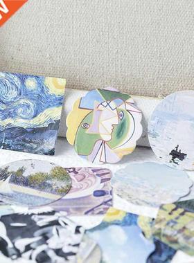 44pcs a small museum n box desgn stcker as Gft Tag Chr