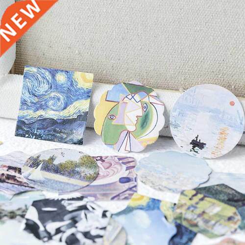 44pcs a small museum n box desgn stcker as Gft Tag Chr