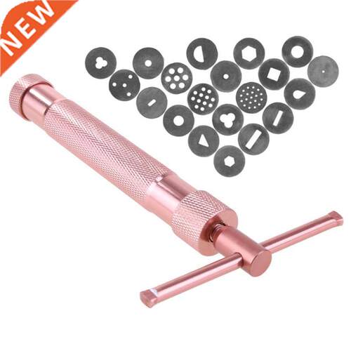 20 Discs DIY Crt Pottery Clay Extruder Fondant Cake Pastry