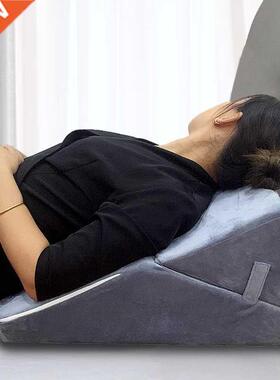 Bed Wedge Pillow with Memory Soft Foam Top by Cushy Form Sup