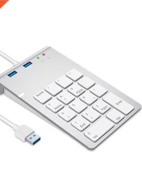 18 Keys Numeric Keypad Mechanical Numpad USB.0 HUB Digital