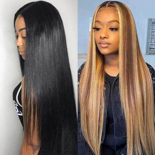 13x6x2 Straight Lace Front Wig HD Lace Frontal Wig Transpare