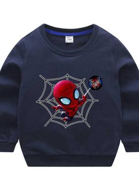 Fall Teen Boys Clothing Spiderman Sweatshirt Spring Little C
