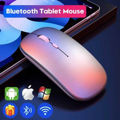 AIEACH Bluetooth Mouse For iPad Samsung Huawei Lenovo Androi