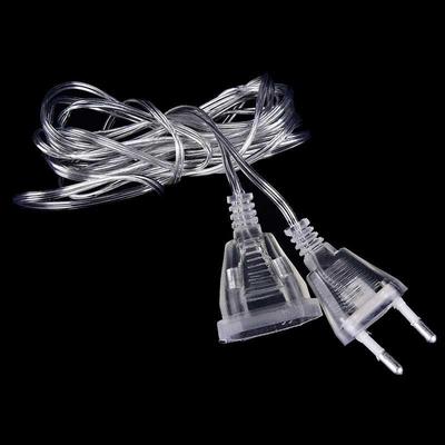 5m EU/UK Plug Extender Wire Extension Cable EU/US Plug For L