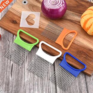 Onion Needle Stainless Steel with Rounded Hand Grip Slice