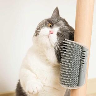 Pet Comb Removable Cat Corner Scratching Rubbing Brush Pet H