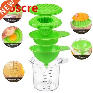 5 in 1 Multifunction Lemon Fruit Juicer Press Squeezer Funne