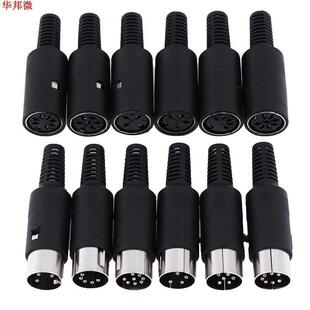 mâle/femelle DIN prise connecteur châssis câble montage 3