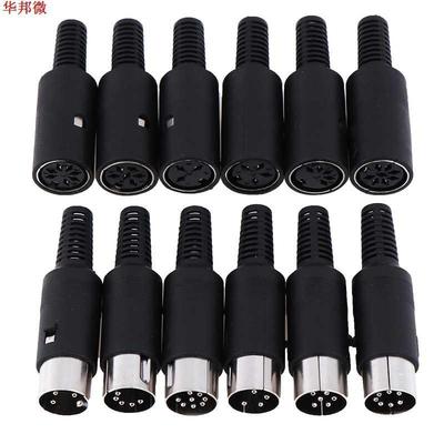 mâle/femelle DIN prise connecteur châssis câble montage 3