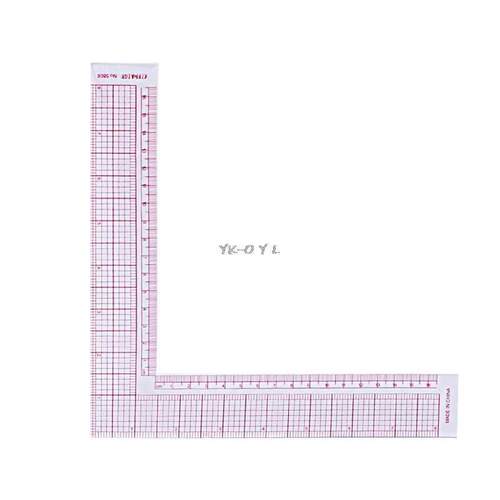 Multi-function Ruler DIY Plastic Sewing Square Curve Ruler T