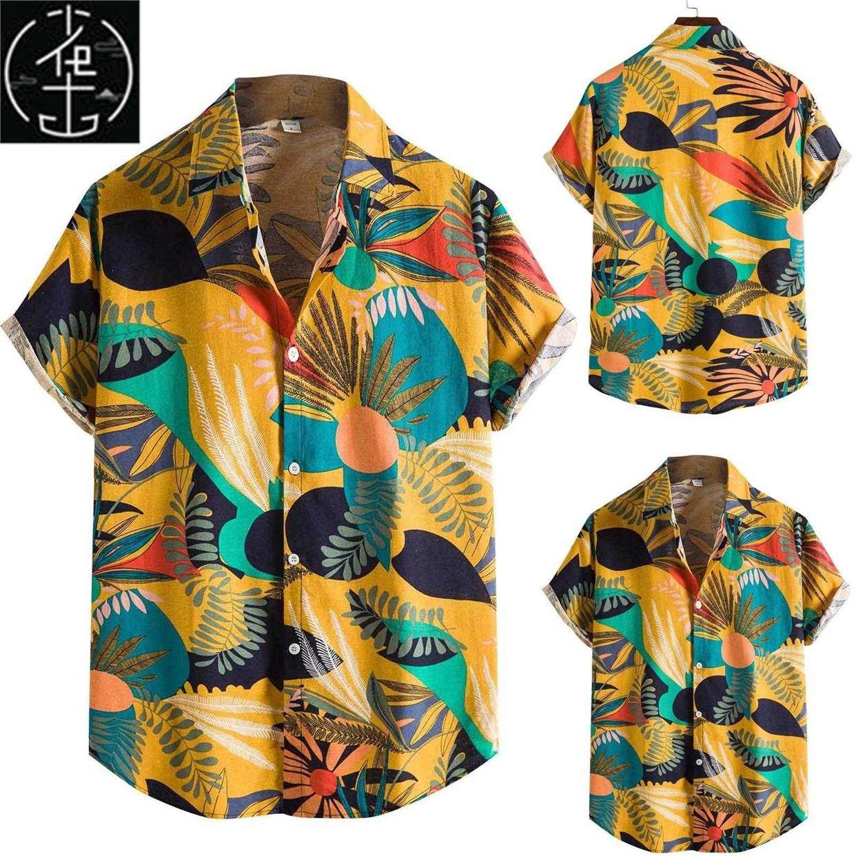 summer hawaiian shirt men shirt 