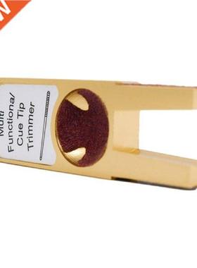 Muti-functional U-shape Billiards Pool Cue Tip Trimmers Cue