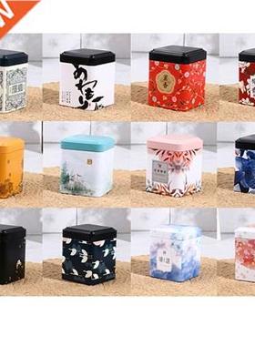 Mini Square Jar Tea Tinplate Box Creative Universal Cans