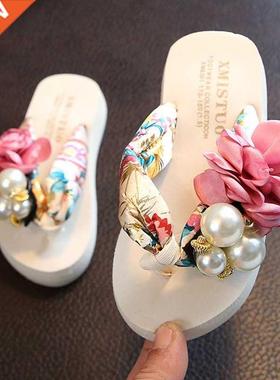 Summer new non-slip children's flip-flops girls fashion beac