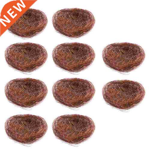 Nest Bird Birds Artificial Nests House Easter Rattan Crafts