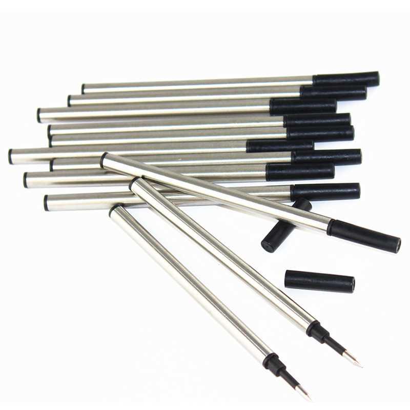 High quality 10 pcs black Refill Medium Nib Rollerball pen