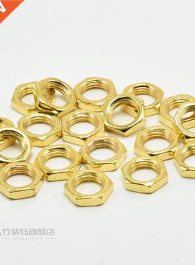 M10 Gold Nuts Lamp Fastening Nut 4MM Thickness Alloy 10mm T