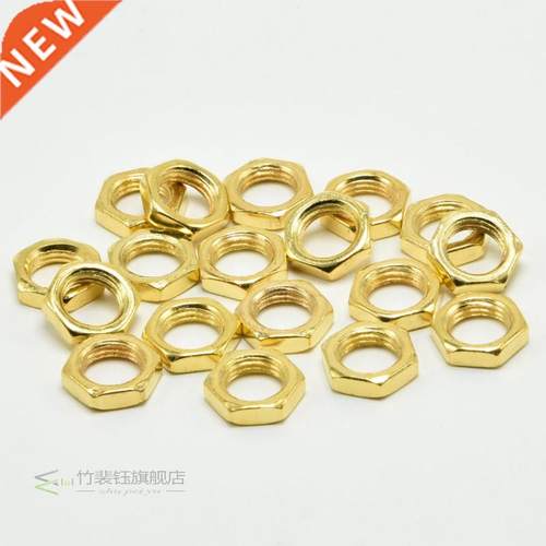 M10 Gold Nuts Lamp Fastening Nut 4MM Thickness Alloy 10mm T