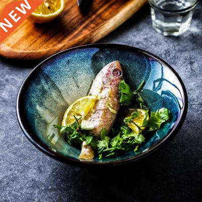 Japanese noodle bowl kiln household ramen bowl underglaze