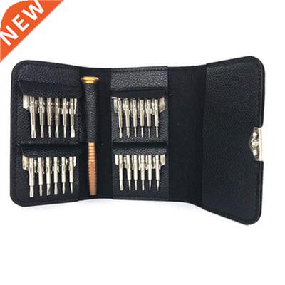 Leather Case Manual Screwdriver 25 In One Portable Appliance
