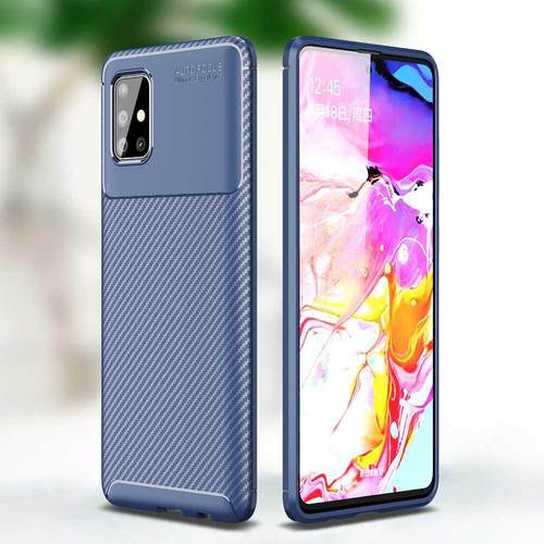 Samsung A51 Case Carbon Fiber TP Soft Cover Samsung Galaxy