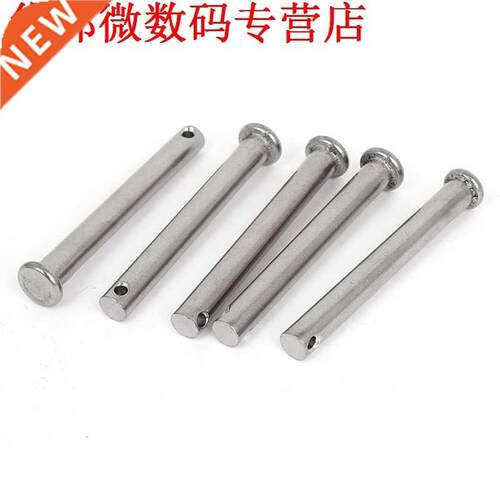 M8 x 80mm Platte Kop 304 Cilindrische pin 5 stks
