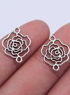 WYSIWYG 20pcs 17x14mm Antique Silver Color Antique Gold Holl