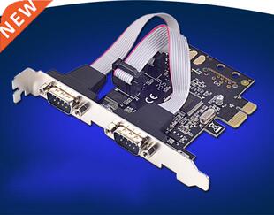 High Quality 2 Ports RS232 Serial PCI-Express Host Controlle