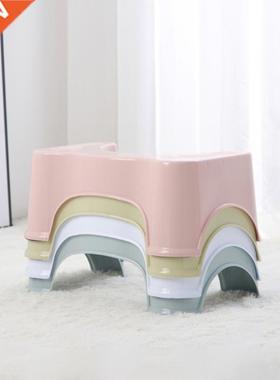 Toilet Footstool Plastic Non-slip Foldable Squatting Stool