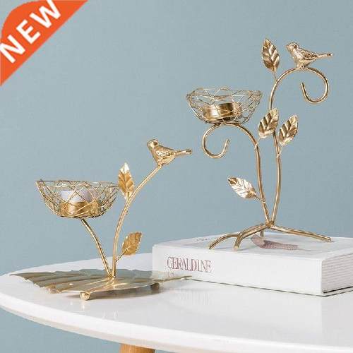 NordicInstagram Style Wrought Iron Candlestick Romantic