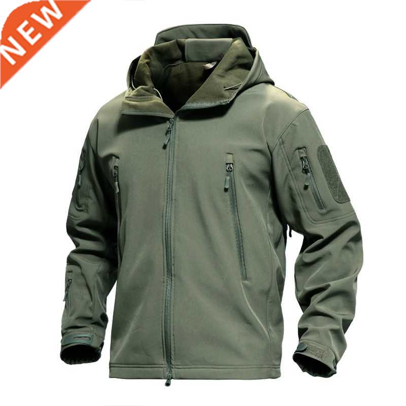 Outdoor Waterproof SoftShell Jacket Men Hunting Windbreaker