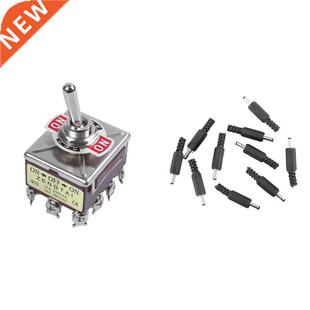 1 Pcs AC 380V 10A ON/OFF/ON 12 Pin Latching Toggle Switch 4P