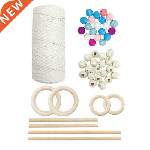 Macrame Kit,Macrame Wall Hanging Kit,Cotton Cords