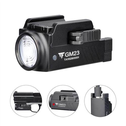 TrustFire GM23 Tactical LED Flashlight 800 Lumens Compact Po