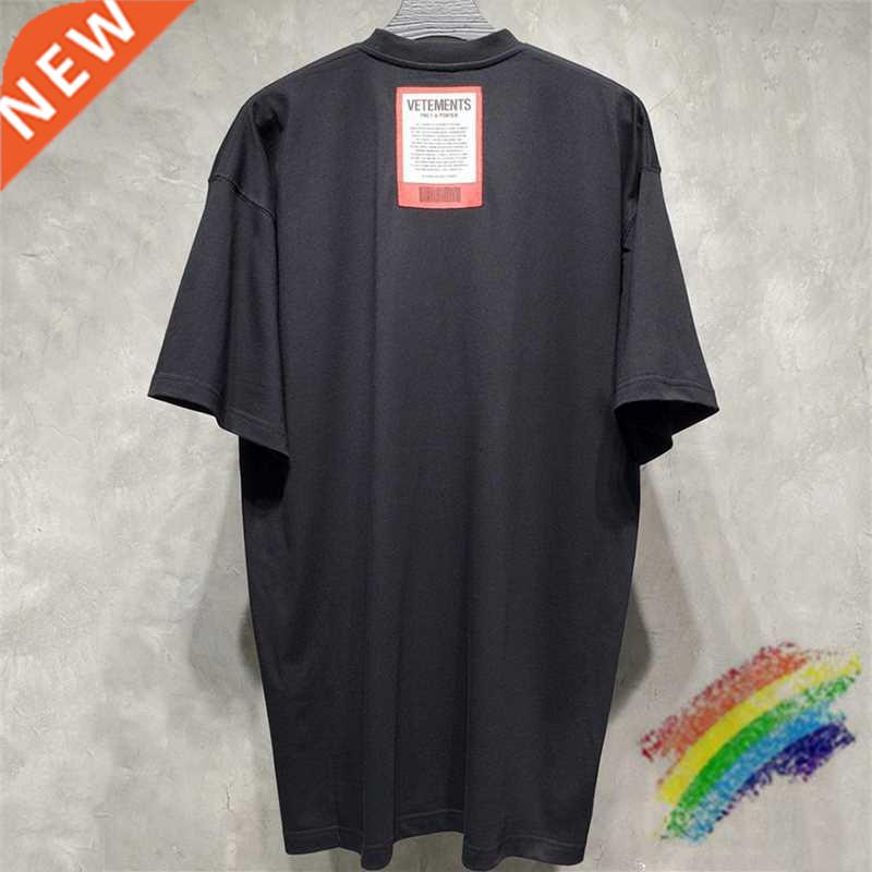 2022ss Heavy Fabric VETEMENTS T-shirt High Quality Oversiz