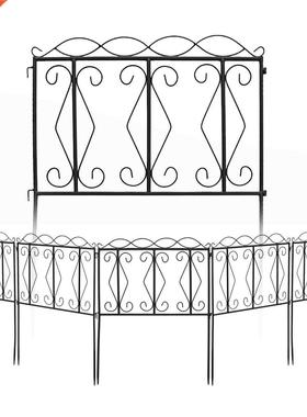5pcs Decortive Grden Fence Outdoor Rustproof Lndscpe