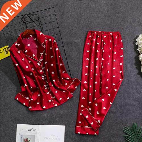 Oversize Womens Shirt Pants Pajamas Sets Sleepwear Home Wear