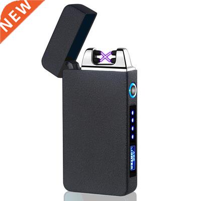 sb Rechargeable Electric Lighter Dual Arc Windproof Cigar Li