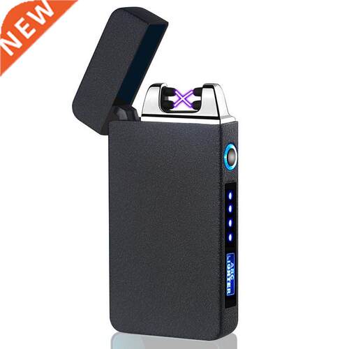 sb Rechargeable Electric Lighter Dual Arc Windproof Cigar Li