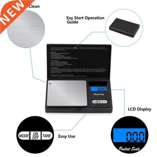 Digital Kitchen Scales Jewelry Gold Balance Weight Gram LCD