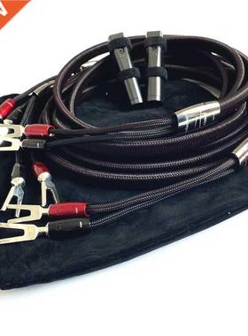 Pair Comet Speaker Cable 1000 Series Silver Y Spade / Banana