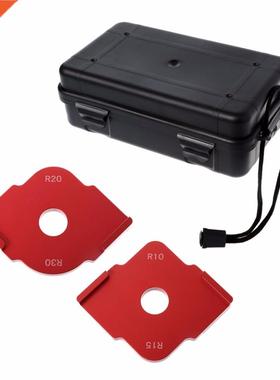 2 Pcs Wood Panel Radius Quick-Jig Router Table Bits Jig Corn