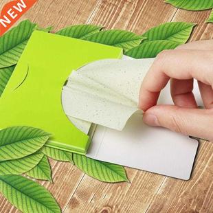 100PCS Facial Oil Blotting Sheets Paper Green Tea Oil Contro