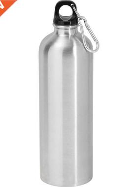 New 500ML/750ML Sliver Aluminum Water Bottles Flask Double W