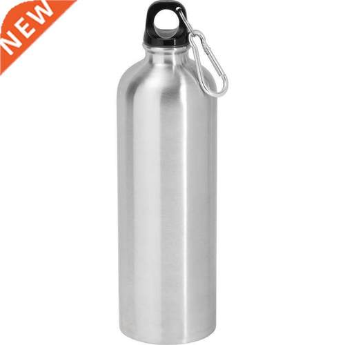 New 500ML/750ML Sliver Aluminum Water Bottles Flask Double W