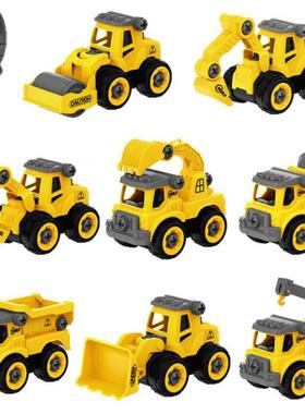 5 Styles Construction Engineering Vehicle Toys Bulldozer Cra