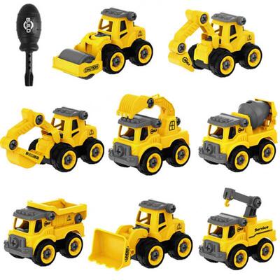 5 Styles Construction Engineering Vehicle Toys Bulldozer Cra