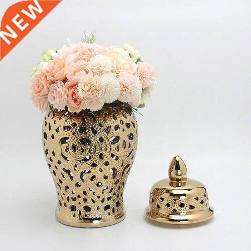 Modern Ceramic Ginger Jar Container Storage Decor Display
