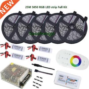 25M LED DC12V Contr Flexible 2.4G Light Strip RGB HOT 5050